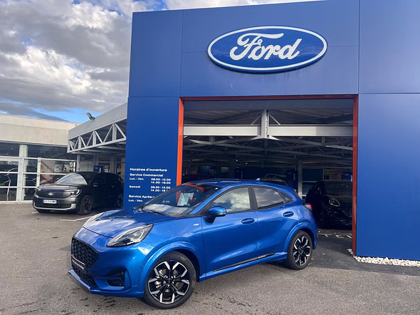 FORD Puma 1.0 Flexifuel 125ch S&S mHEV ST-Line X - Vue 2