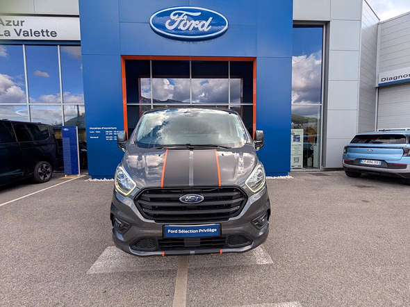 FORD Transit Custom Fg 320 L2H1 2.0 EcoBlue 170 Sport BVA6 - Vue 2