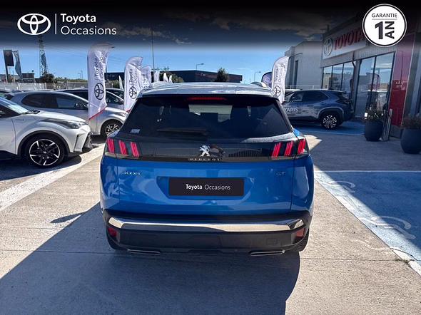 PEUGEOT 3008 1.5 BlueHDi 130ch S&S GT EAT8 - Vue 4