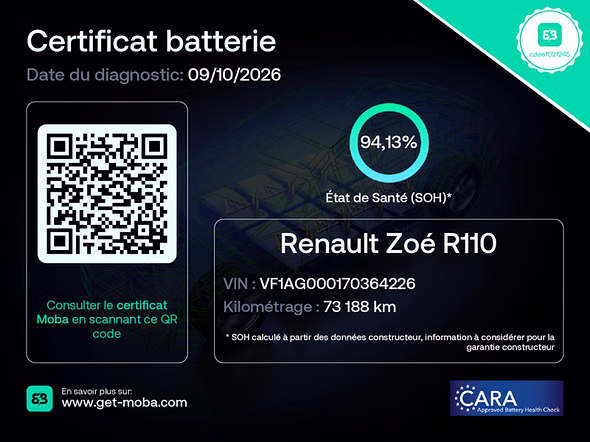 RENAULT Zoe E-Tech Evolution charge normale R110 Achat Intégral - MY22 - Miniature 7