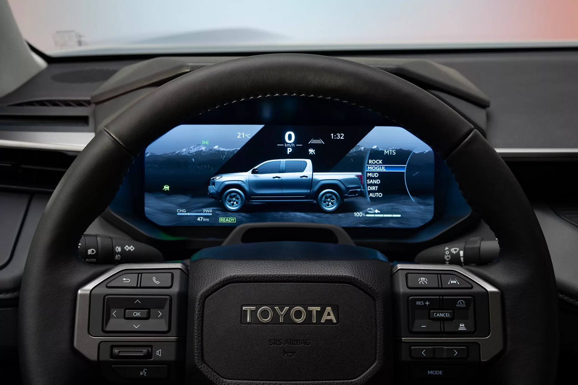 Nouveau Toyota Hilux intérieur 4