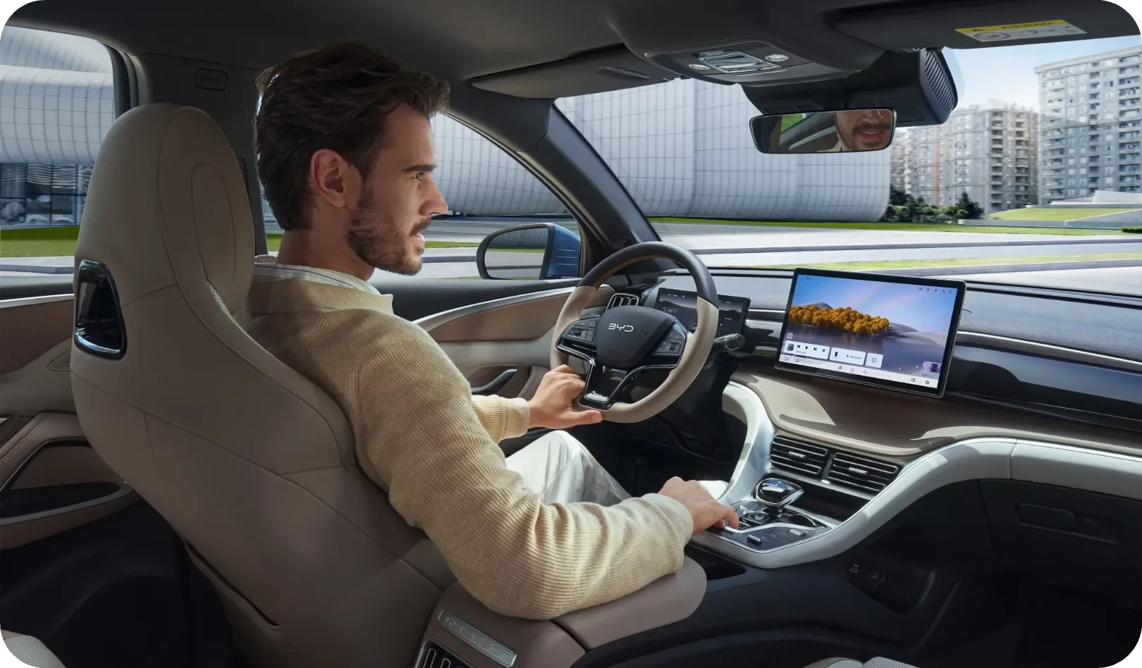 BYD SEALION 5 DM-i intérieur