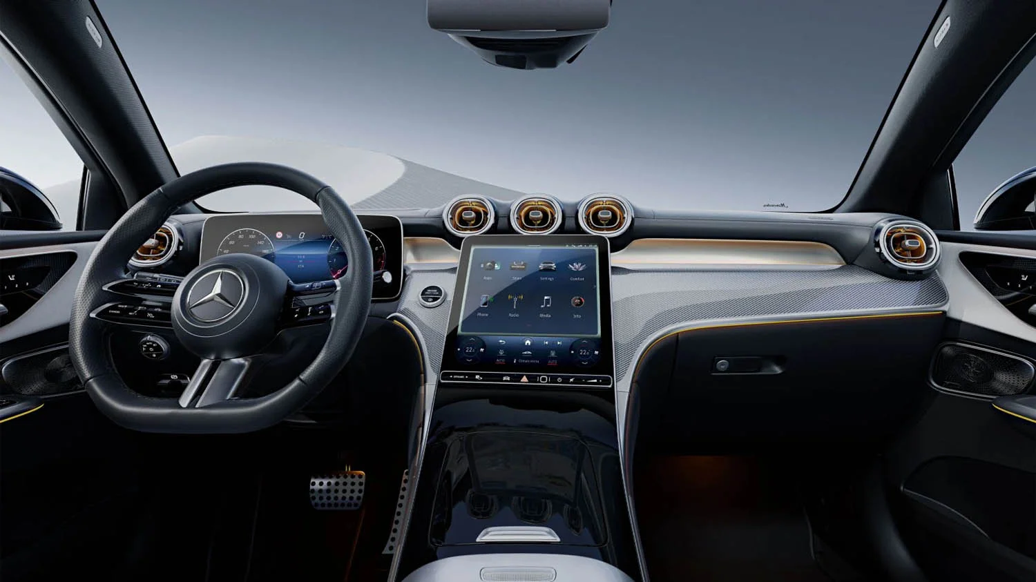 GLC Coupé intérieur