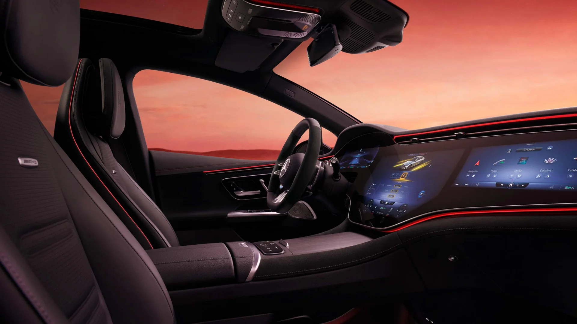 AMG EQE Berline intérieur