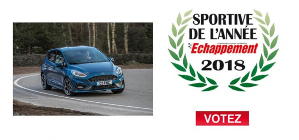 fiestaSTconcoursechappement.JPG Votez pour la Fiesta ST pour l'aider à remporter le titre de "Sportive de l'année 2018" !