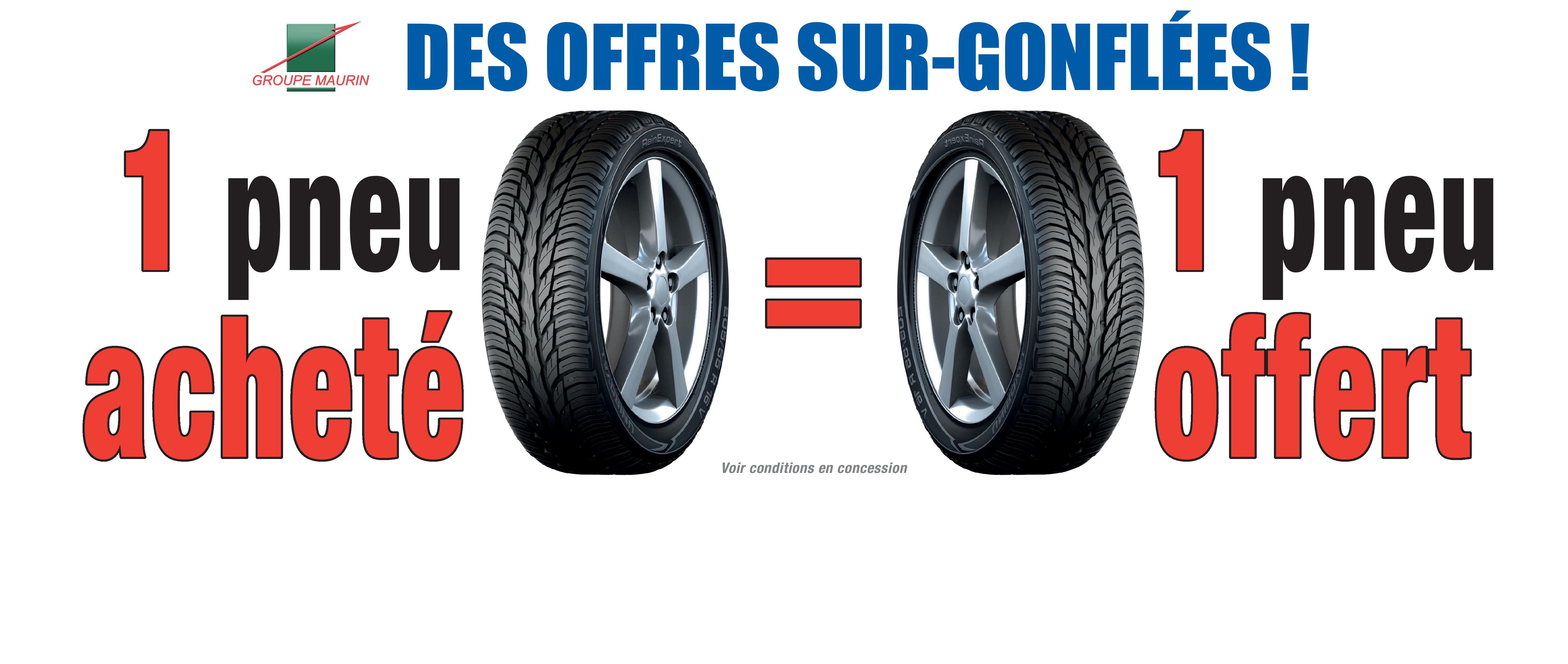 Promotion Pneu acheté un pneu offert ! 146