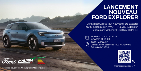 FORD NARBONNE - LANCEMENT EXPLORER