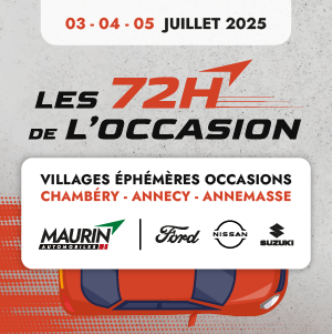 Les 72H de l’Occasion arrivent en Savoie et Haute-Savoie !