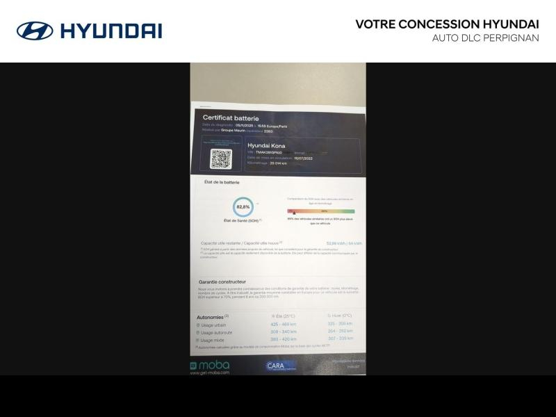 Photo 3 de l’annonce de HYUNDAI Kona d’occasion à vendre à PERPIGNAN