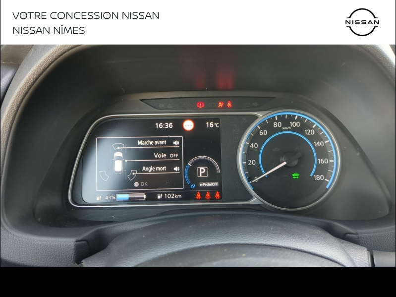 Photo 9 de l’annonce de NISSAN Leaf d’occasion à vendre à NÎMES