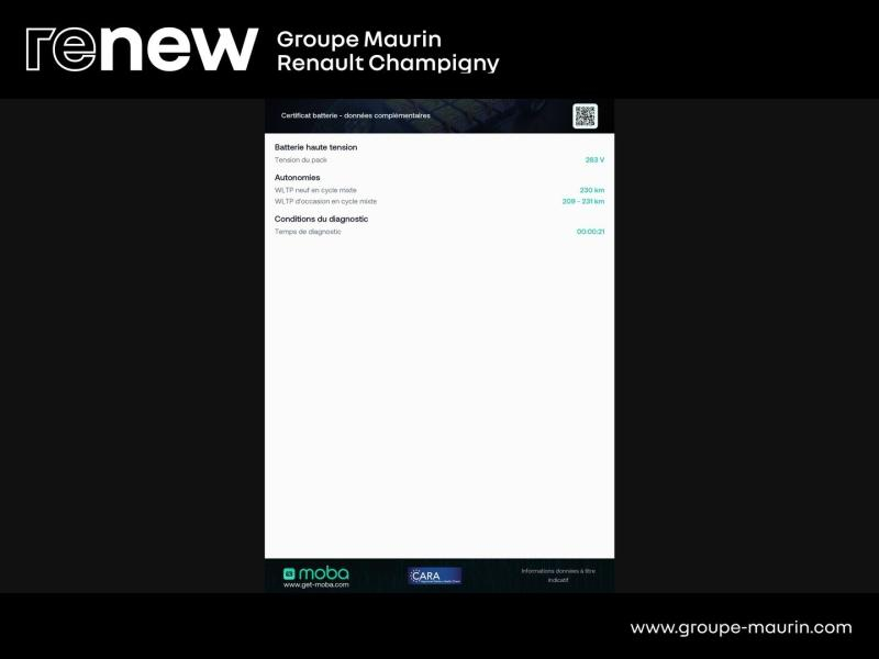 Photo 3 de l’annonce de DACIA Spring d’occasion à vendre à CHENNEVIÈRES-SUR-MARNE