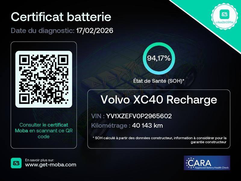 Photo 10 de l’annonce de VOLVO XC40 d’occasion à vendre à AVIGNON