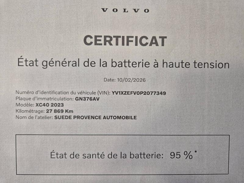 Photo 10 de l’annonce de VOLVO XC40 d’occasion à vendre à AVIGNON
