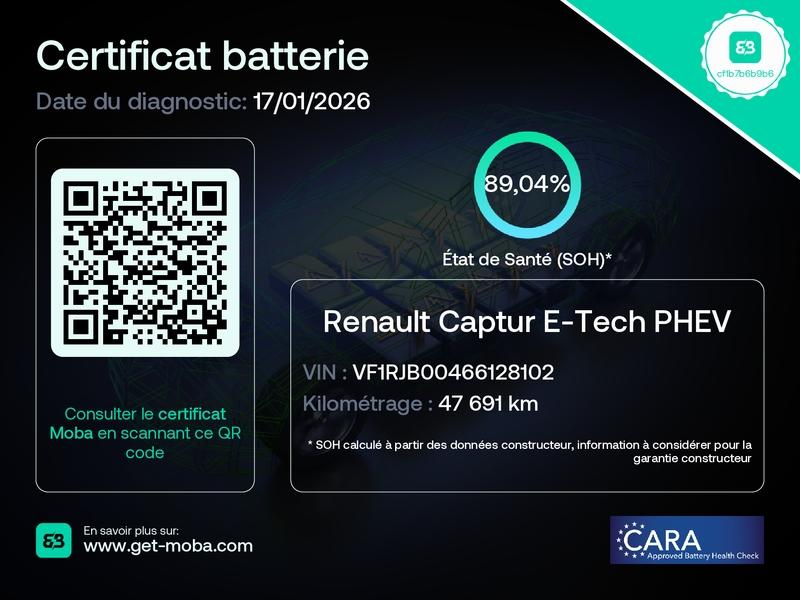 Photo 3 de l’annonce de RENAULT Captur d’occasion à vendre à SAINT PIERRE LES NEMOURS
