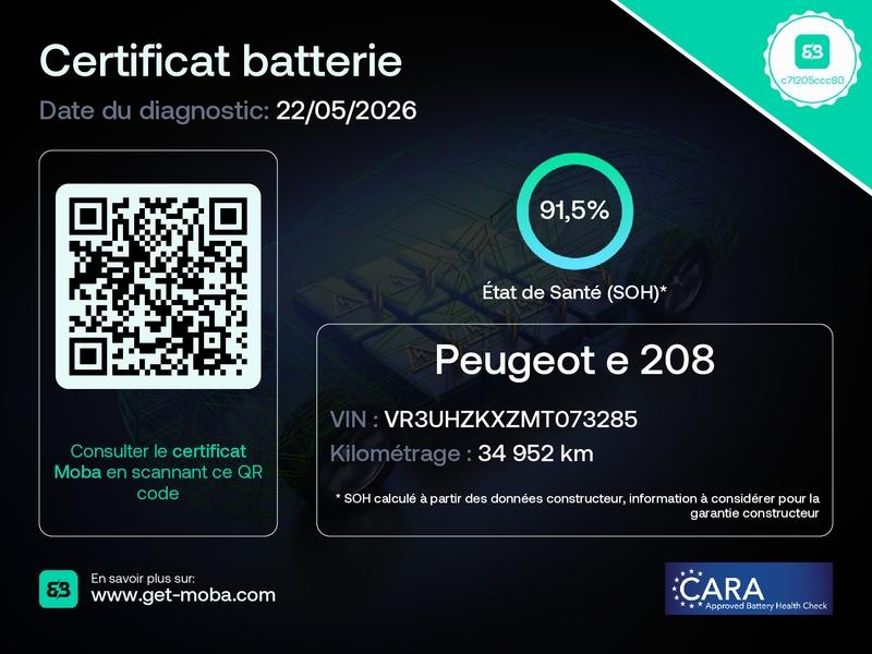 Photo 4 de l’annonce de PEUGEOT 208 d’occasion à vendre à AVIGNON