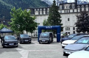Journée Fleet Kia à Chamonix
