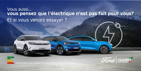 FORD ANNECY - ESSAIS DE LA NOUVELLE GAMME ELECTRIQUE
