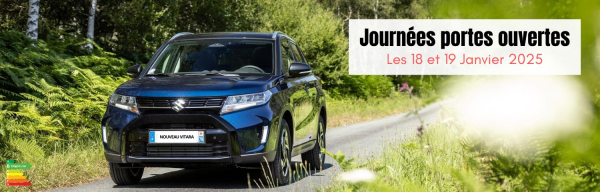 Portes Ouvertes Suzuki les 18 et 19 janvier 2025 !
